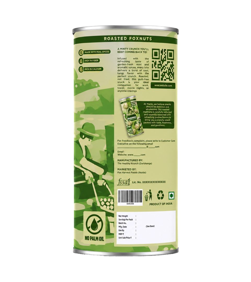 Pudina nutrition